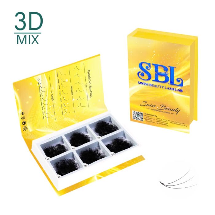 3D Mix (6in1) Pro Lashes (1.000 Fans) – Bild 1